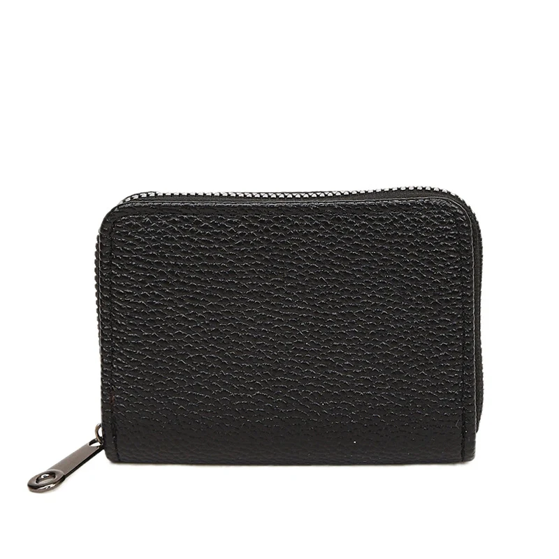 Compact RFID-Blocking Zipper Wallet