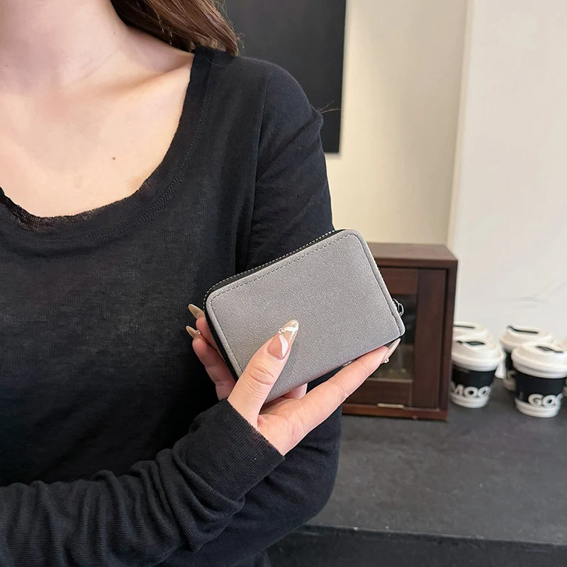 Compact Zippered Wallet