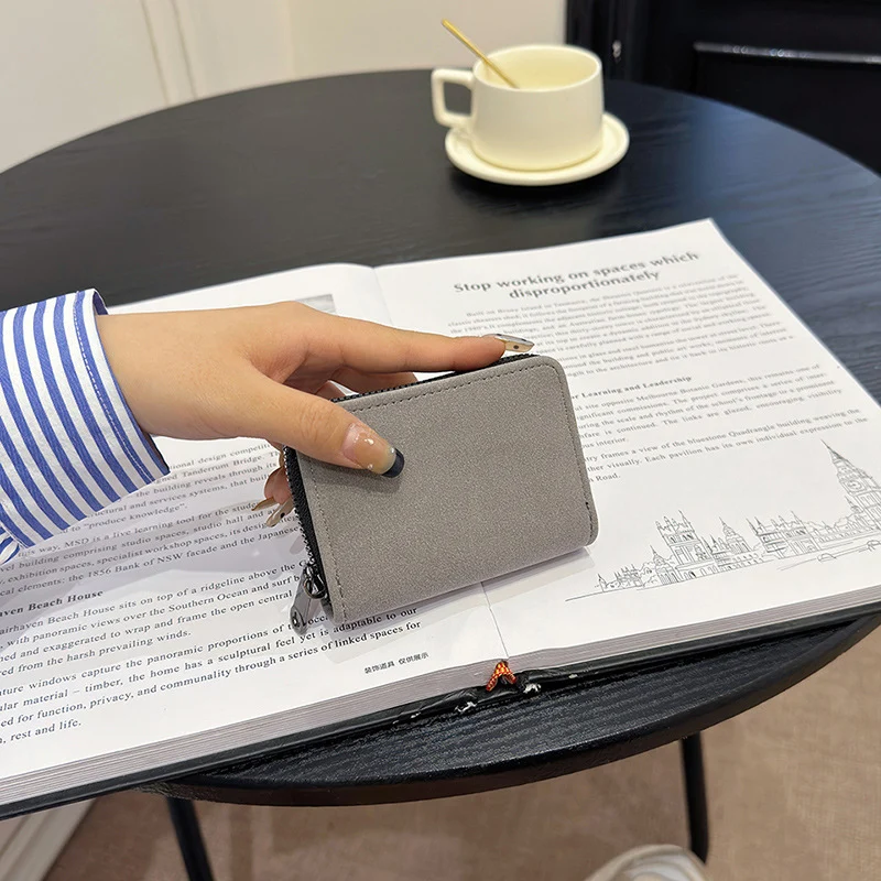 Compact Zippered Wallet