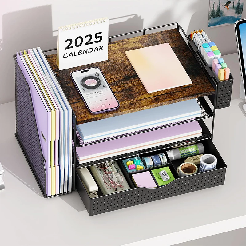 Multi-Functional Mesh Desk Organizer