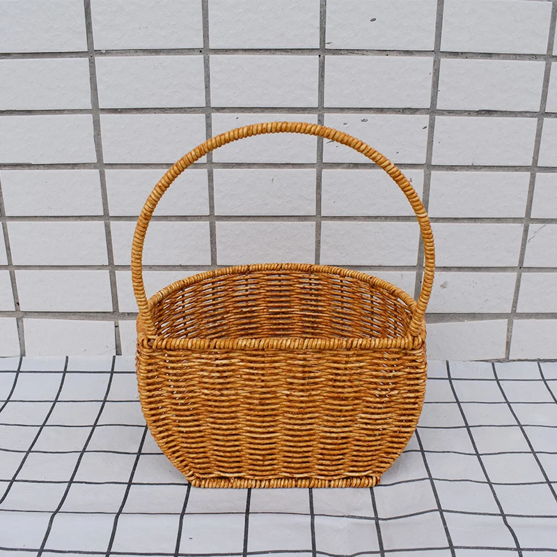 Handcrafted Storage Wicker Basket Stornfield