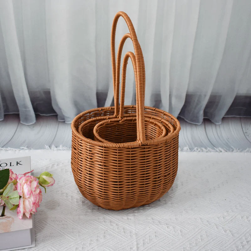 Handcrafted Natural Woven Storage Baskets Stornfield