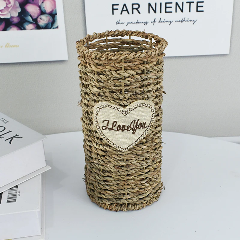 Handcrafted Natural Woven Storage Basket Stornfield