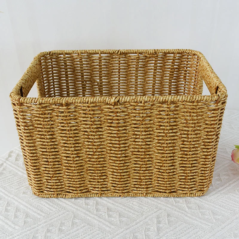 Handcrafted Natural Wicker Storage Basket Stornfield