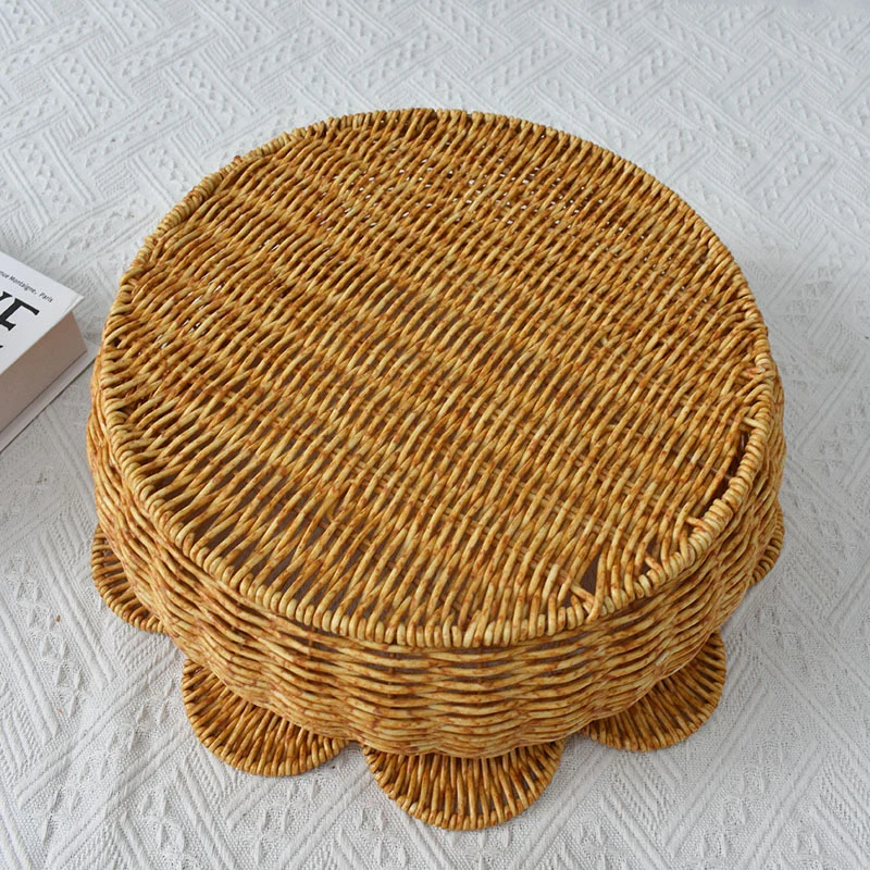 Decorative Woven Flower-Shaped Basket Stornfield
