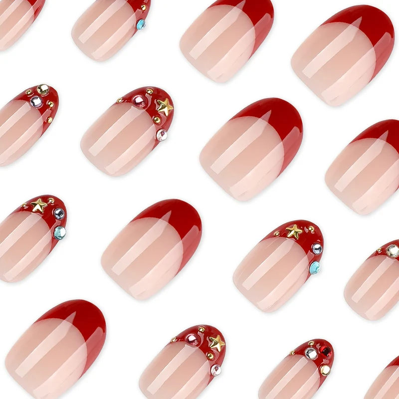 Kunstvolle Nagelkunst mit Glitzer-Design Karnz