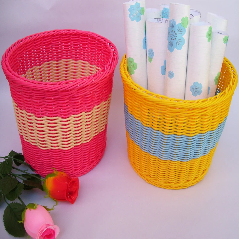 Colorful Woven Storage Basket Stornfield