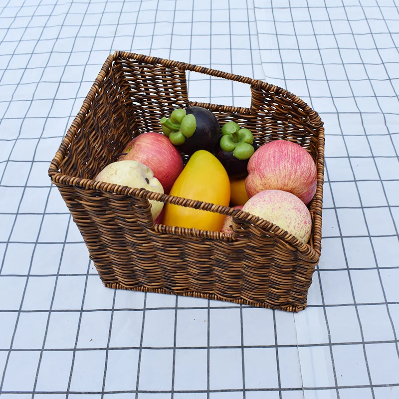Artisan Woven Round Storage Basket Stornfield