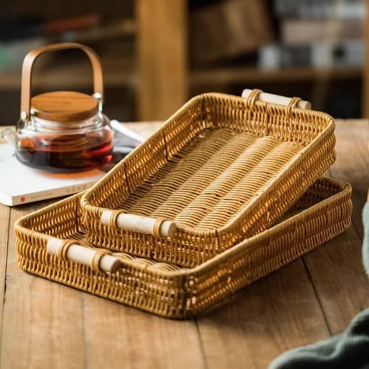 Rectangular Woven Storage Basket Stornfield