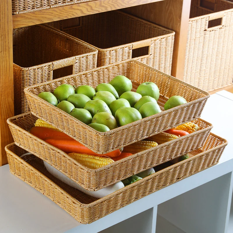 Natural Woven Storage Tray Stornfield
