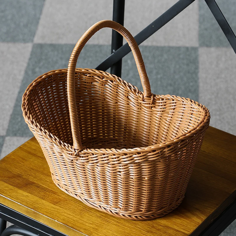 Handwoven Market Basket Stornfield