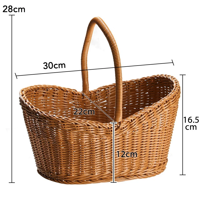 Handwoven Market Basket Stornfield