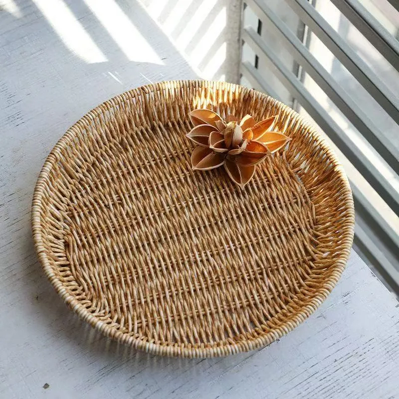 Handwoven Decorative Storage Tray Stornfield