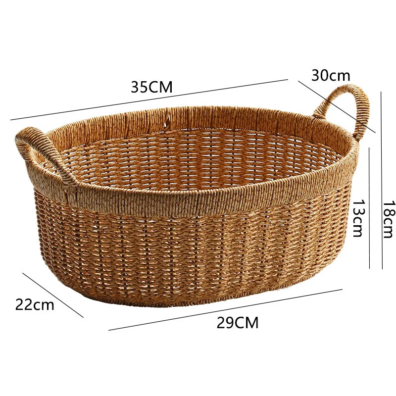 Handcrafted Wicker Storage Basket Stornfield