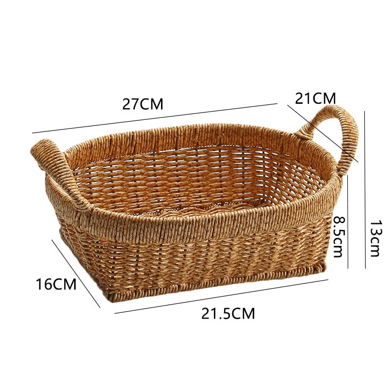 Handcrafted Wicker Storage Basket Stornfield