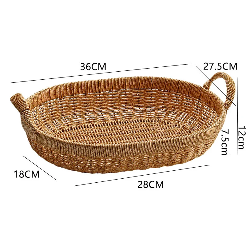 Handcrafted Wicker Storage Basket Stornfield
