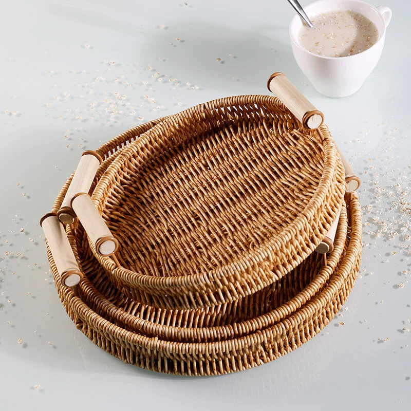 Handcrafted Wicker Storage Basket Stornfield