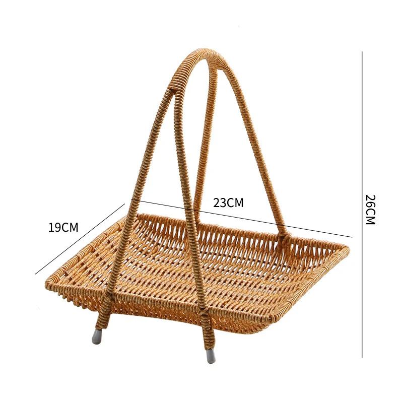 Handcrafted Wicker Storage Basket Stornfield