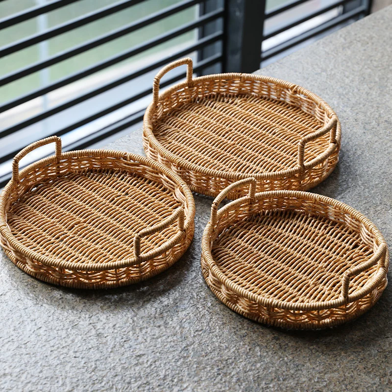 Handcrafted Wicker Storage Basket Stornfield