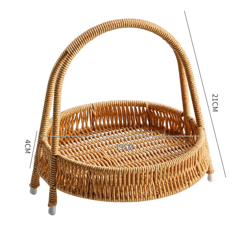 Handcrafted Wicker Storage Basket Stornfield