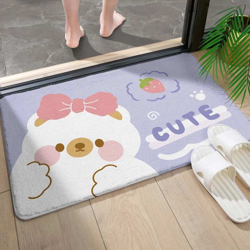 Cozy Cartoon Bath Mat