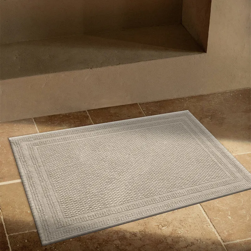 Textured Plush Bathroom Mat