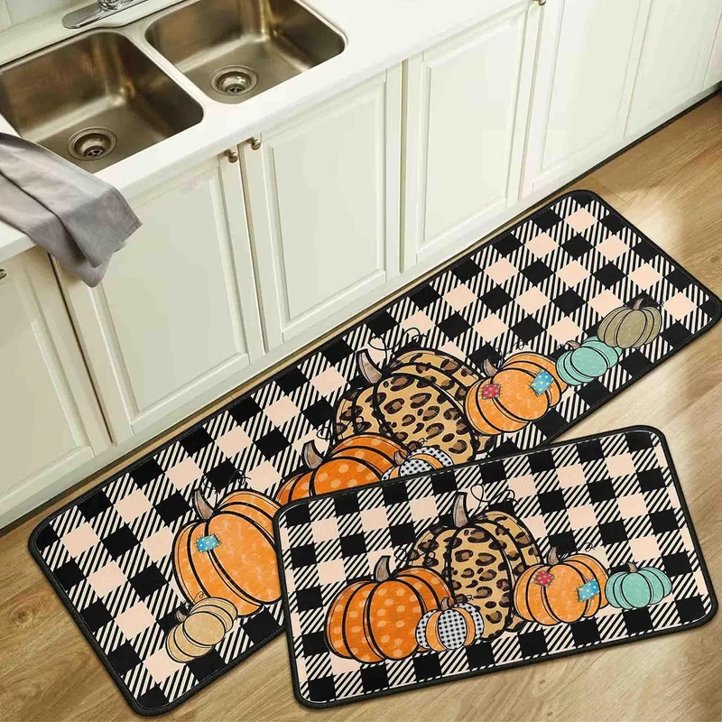 Seasonal Decorative Kitchen Mat Set