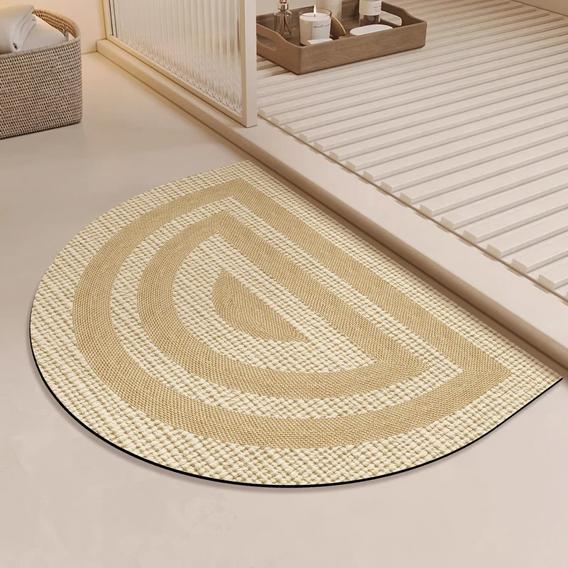 Round Bathroom Area Mat