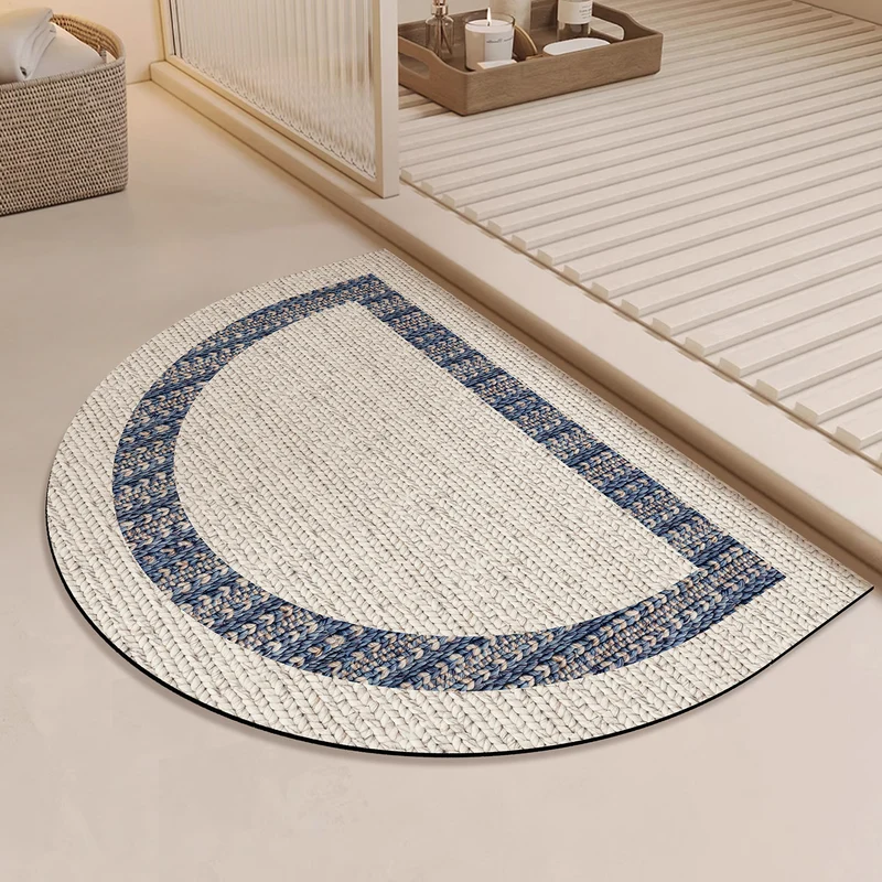 Round Bathroom Area Mat