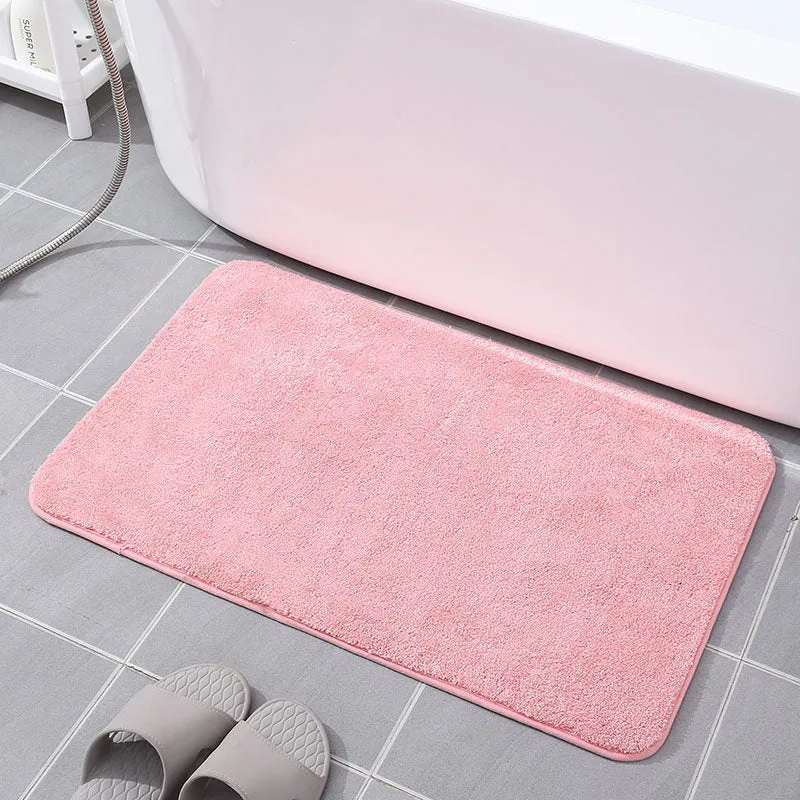 Plush Bathroom Floor Mat