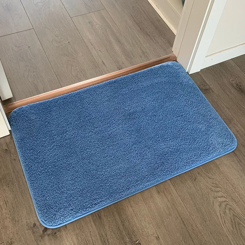 Plush Bathroom Floor Mat
