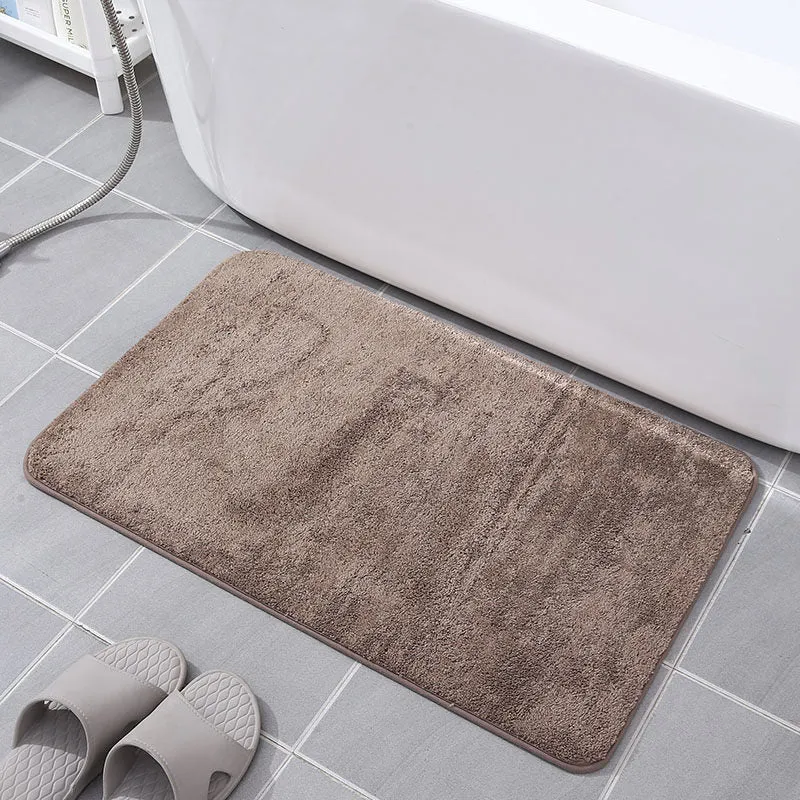 Plush Bathroom Floor Mat