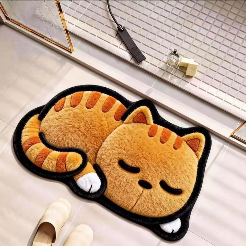 Nautical-Themed Plush Bath Mat