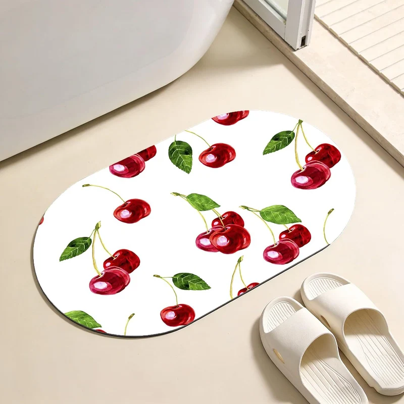 Leopard Print Bathroom Mat
