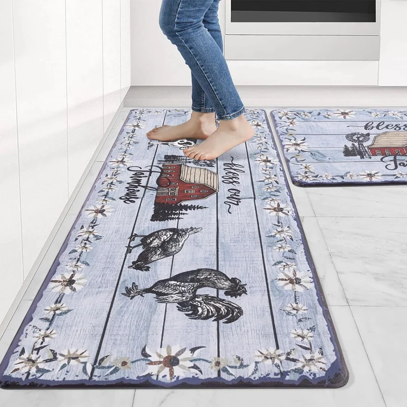 Kitchen-Themed Runner Mat