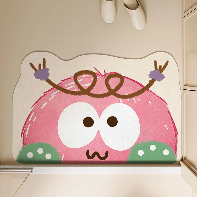 Interactive Cartoon Character Floor Mat