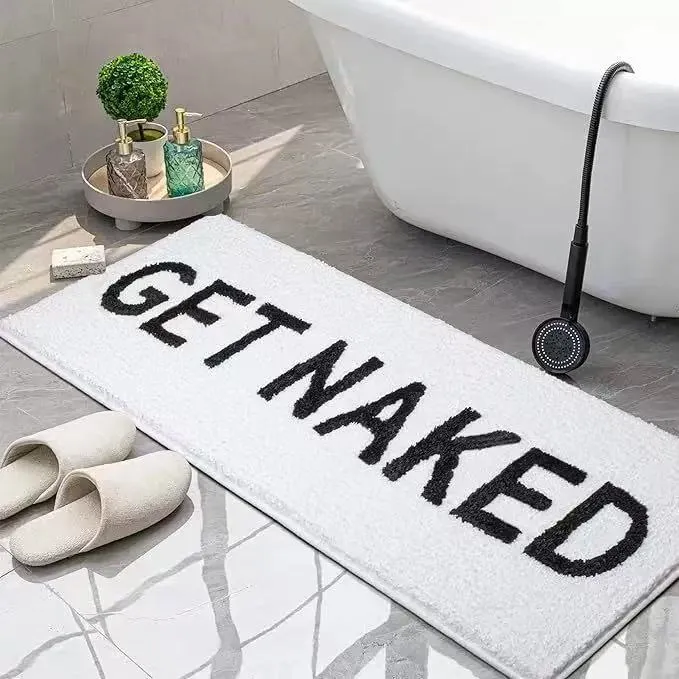 Inspirational Message Bath Mat