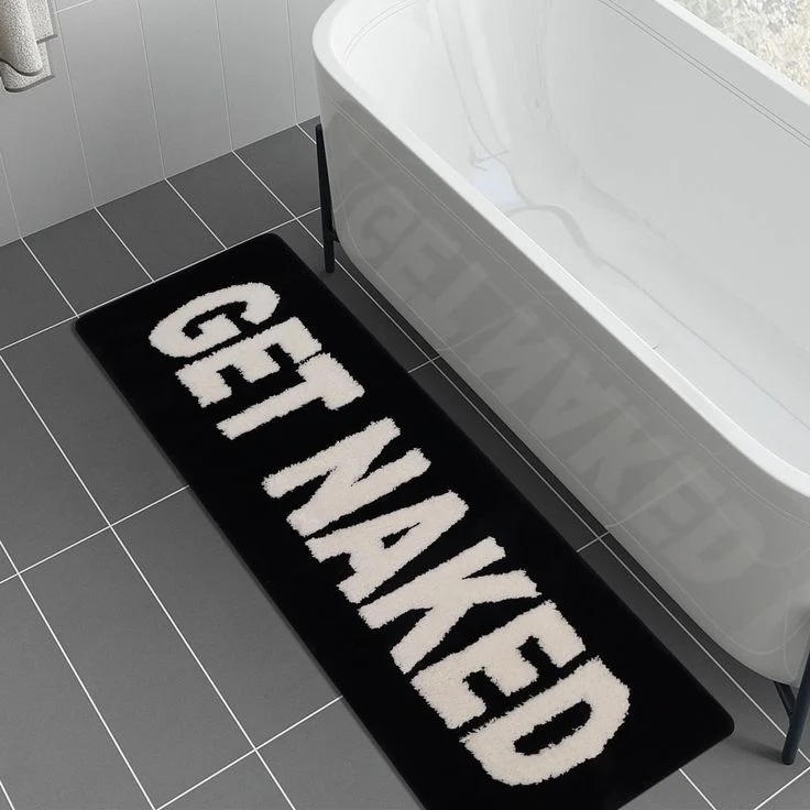 Inspirational Message Bath Mat