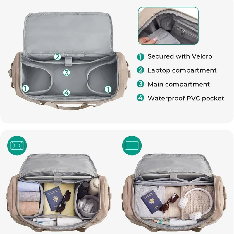 Vielseitige Wochenend-Reise-Duffle-Tasche Karnz