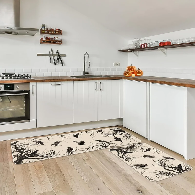 Halloween-Themed Kitchen Mat