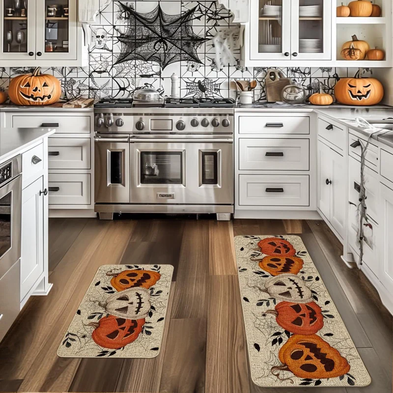Halloween-Themed Kitchen Mat