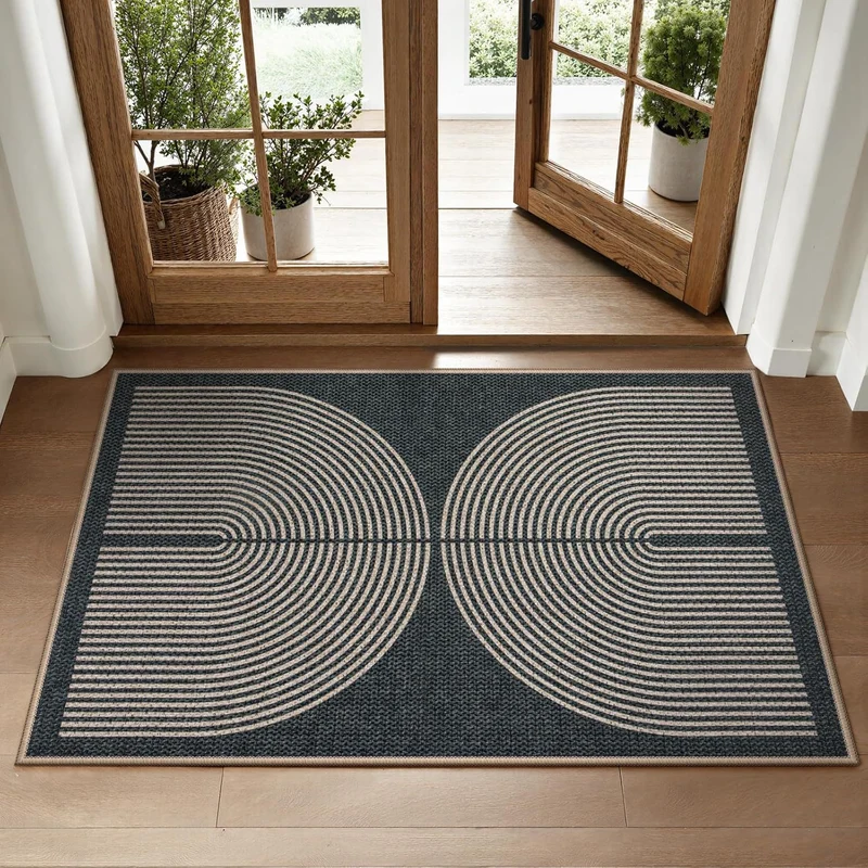 Geometric Patterned Welcome Mat