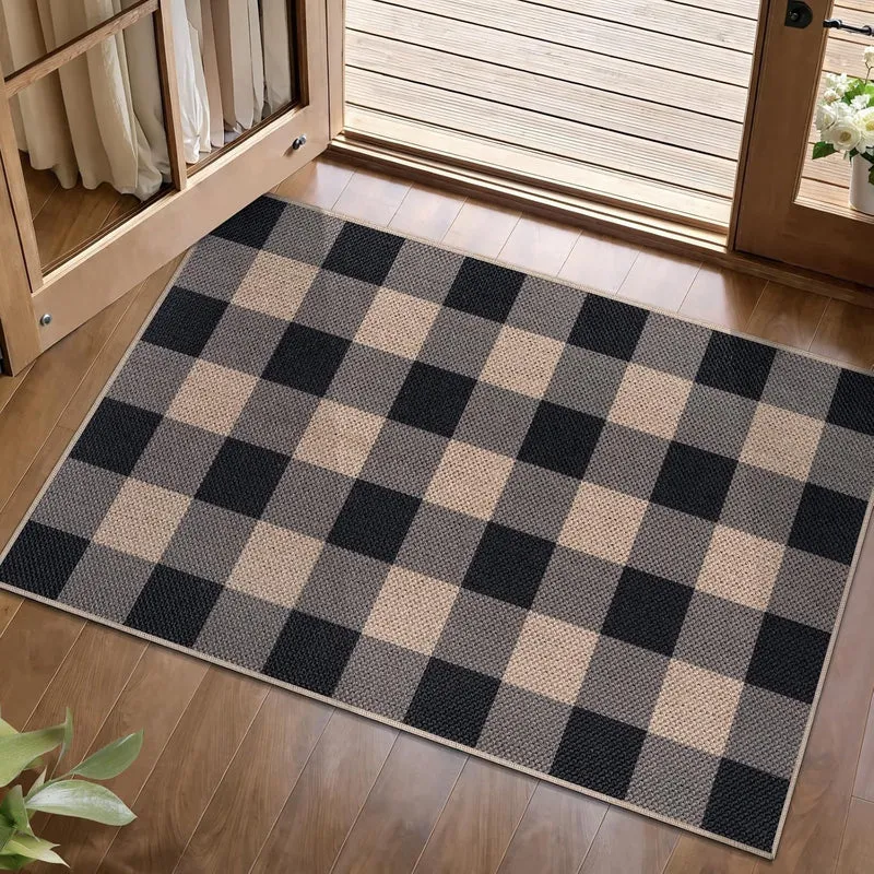 Geometric Patterned Welcome Mat
