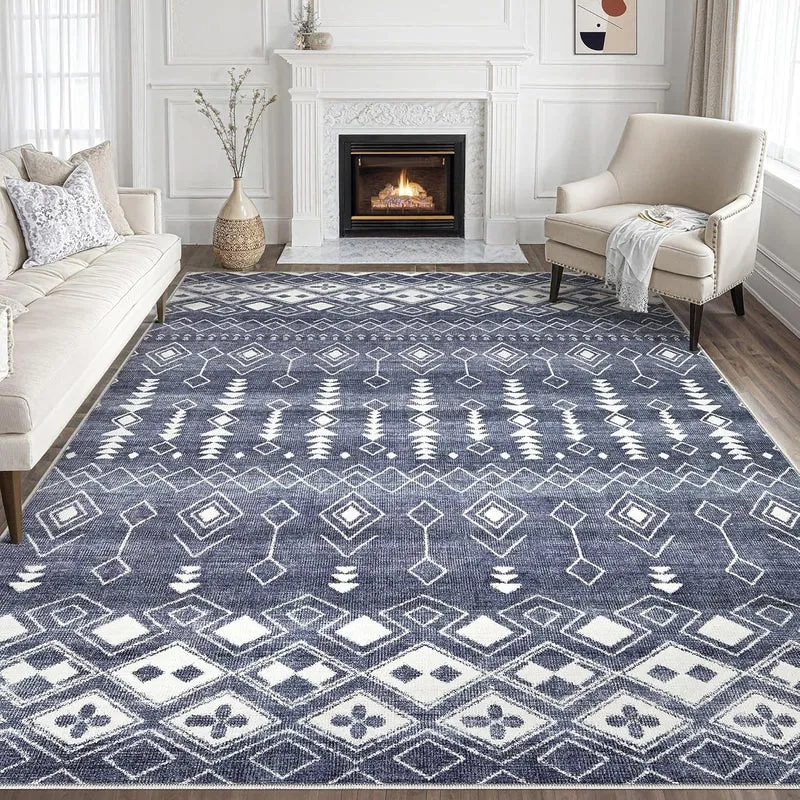 Geometric Pattern Area Rug
