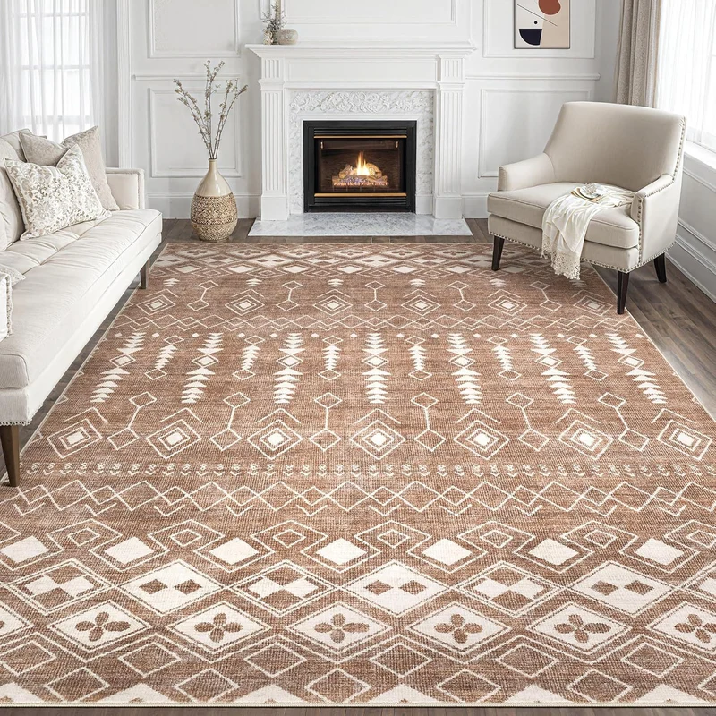 Geometric Pattern Area Rug