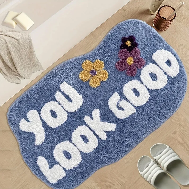 Fun Mushroom-Themed Bath Mat