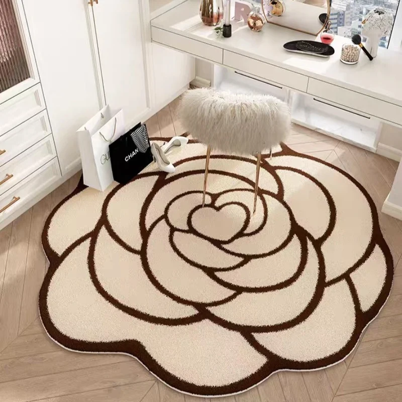 Floral Petal Shaped Area Rug