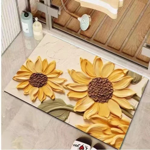 Floral Pattern Mat