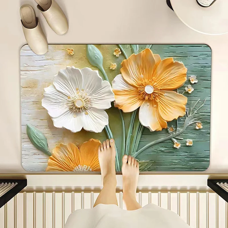 Floral Pattern Mat