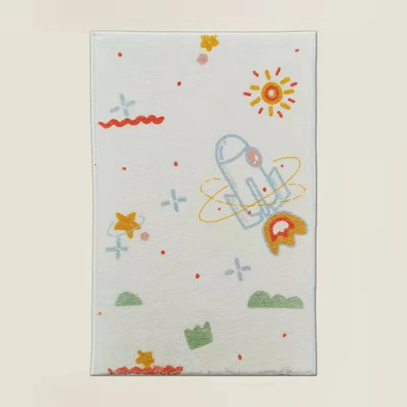 Floral Pattern Bath Mat